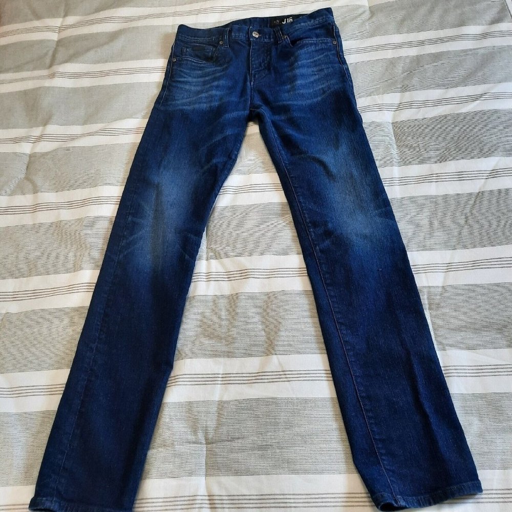Womens Armani Exchange J16 Straight Dark Blue jean Size 30x31.5